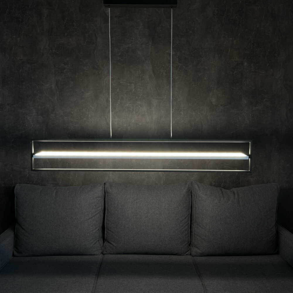 Светильник LED smart PRADA-Р с пультом 90Вт 3000-5000K 5800Lm Прямоугольный Черно-белый 220735